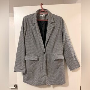 Emory Park Black and White Blazer size l large